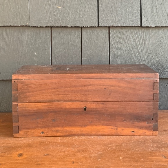 VintageWalnut Document Box